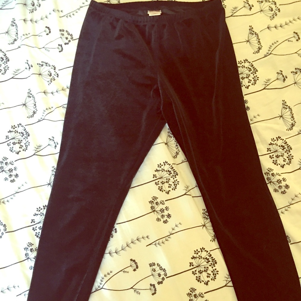 Velour leggings